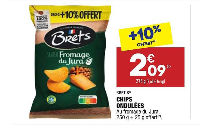 chips ondulées bret's
