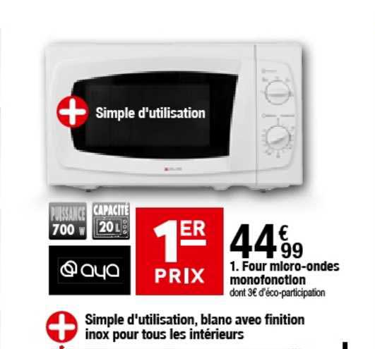 Four Micro-ondes Monofonction