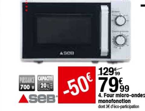 four micro-ondes monofonction seb