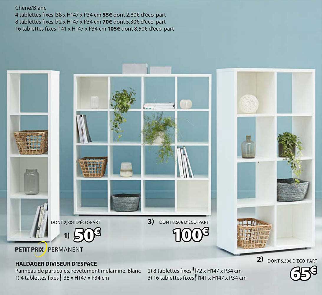 haldager diviseur d'espace