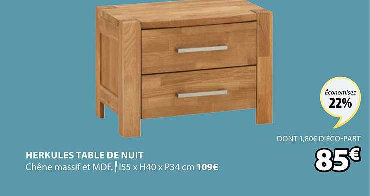 Herkules Table De Nuit