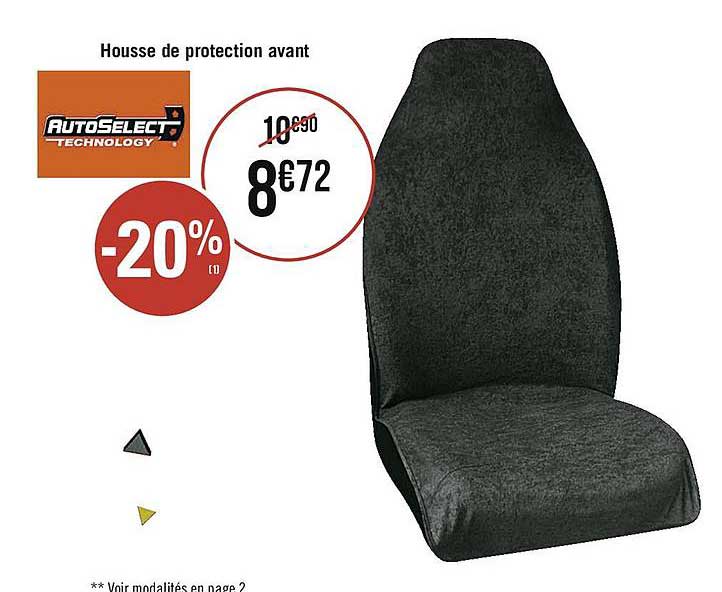 housse de protection avant auto select