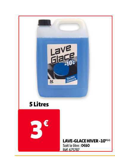 lave-glace hiver -10°