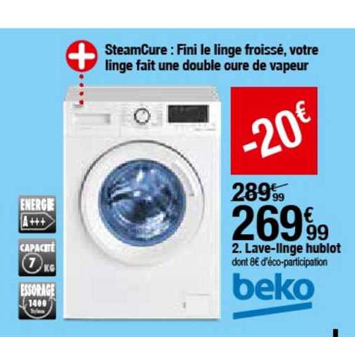 lave-linge hublot beko
