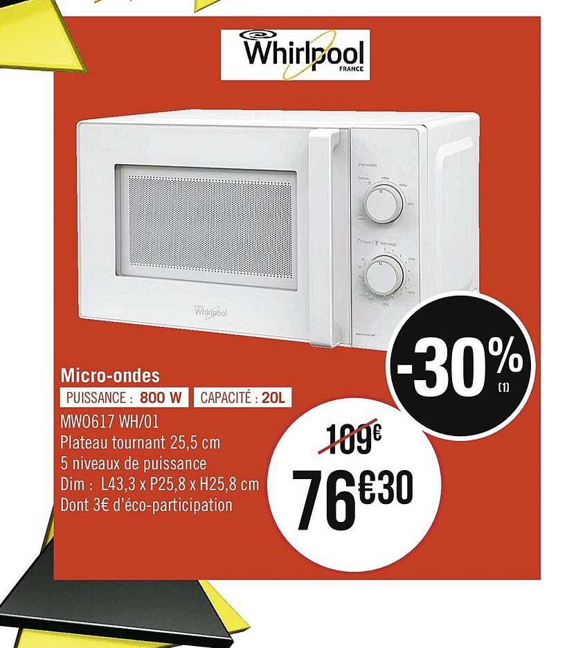 micro-ondes whirlpool