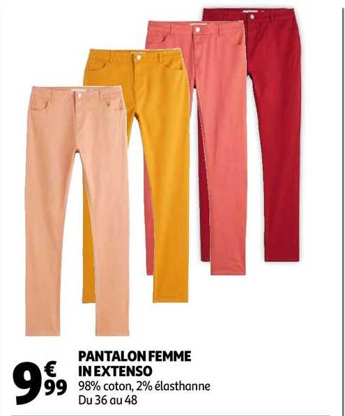 pantalon femme in extenso