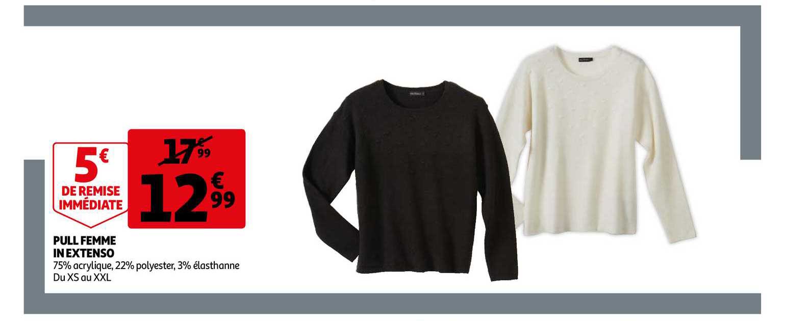 pull femme in extenso