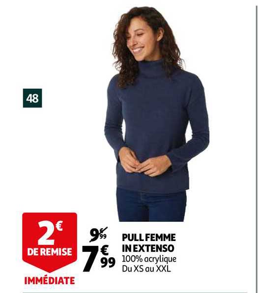 pull femme in extenso