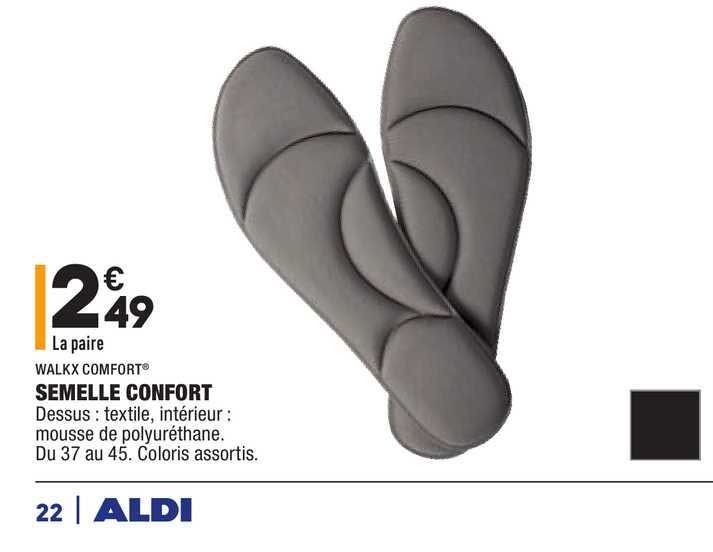 semelle confort walkx confort