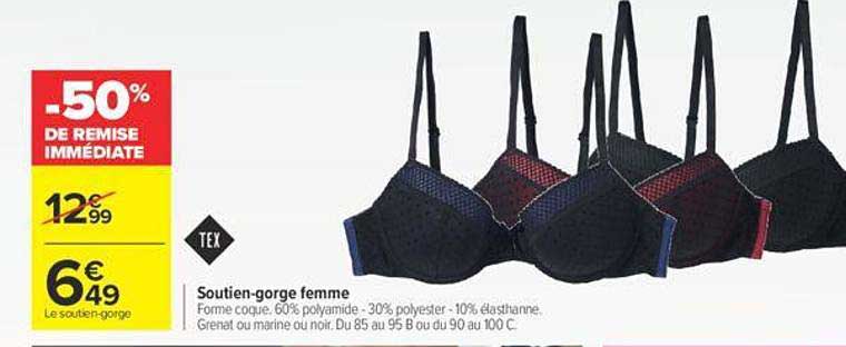 soutien-gorge femme tex