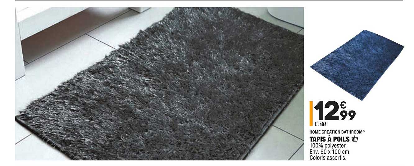 Tapis à Poiles Home Creation Bathroom