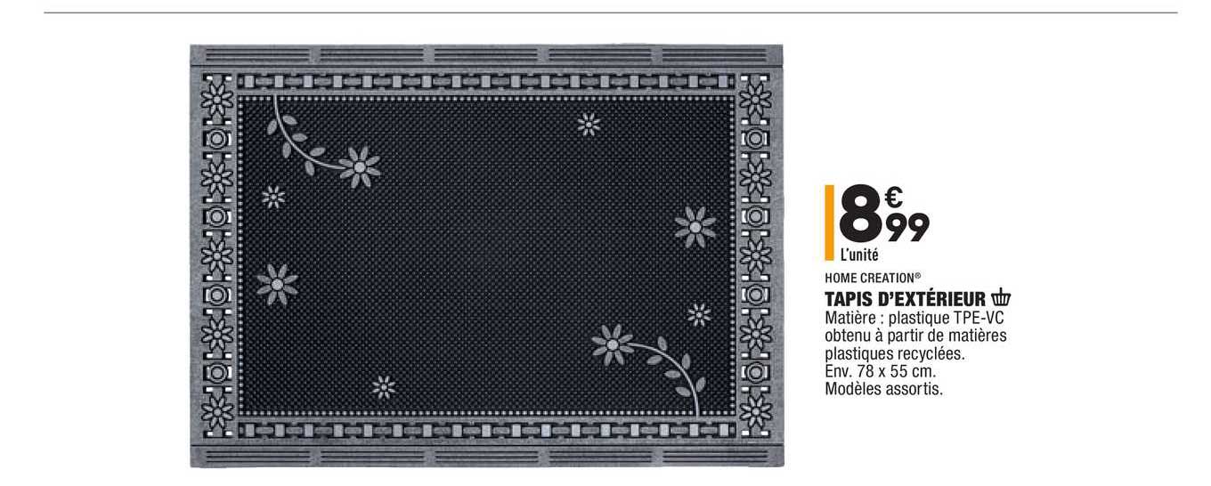 tapis d'extérieur  home creation