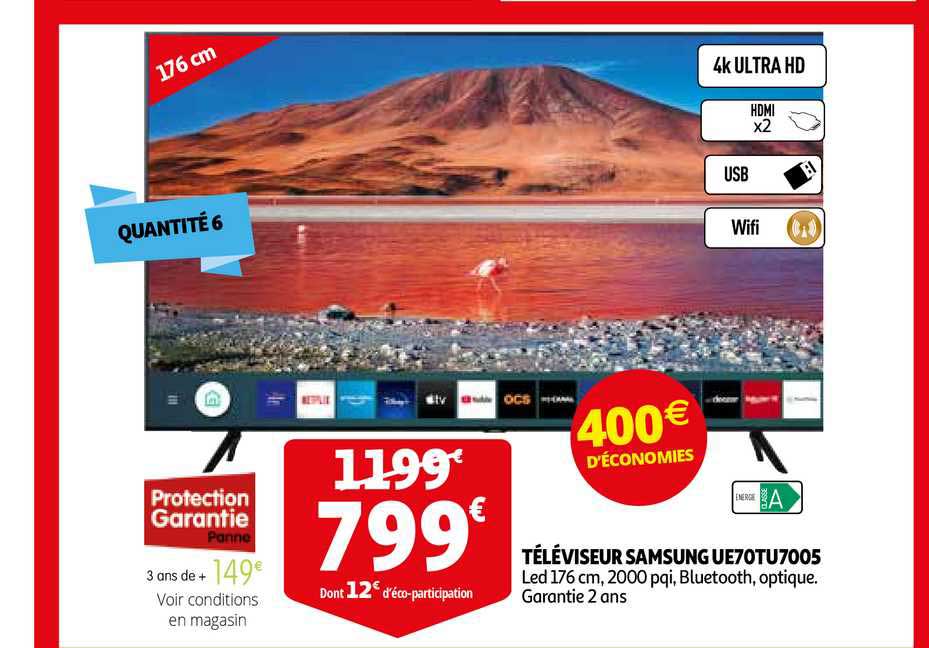 Téléviseur Samsung Ue70tu7005