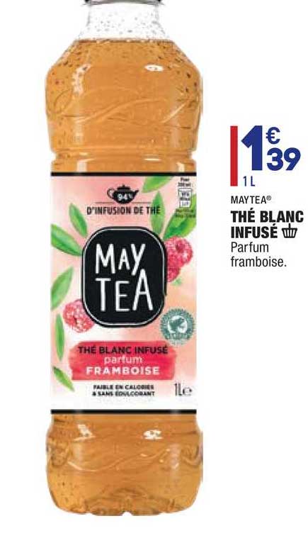 thé blanc infusé may tea