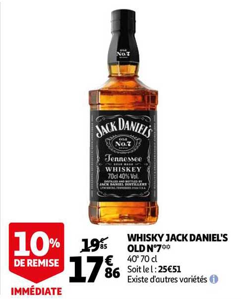 whisky jack daniel's old n°7
