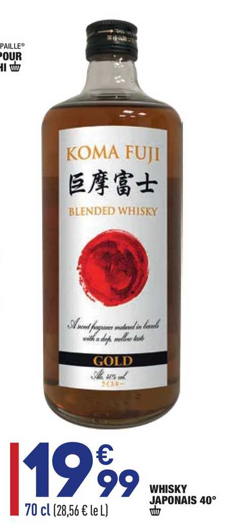 Whisky Japonais 40°koma Fuji