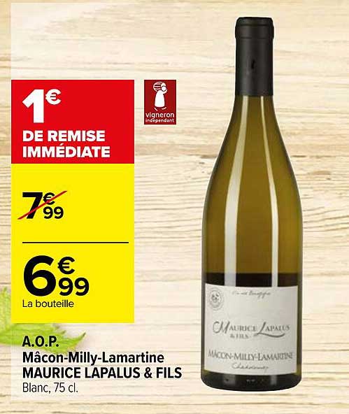 a.o.p. mâcon-milly-lamartine maurice lapalus & fils