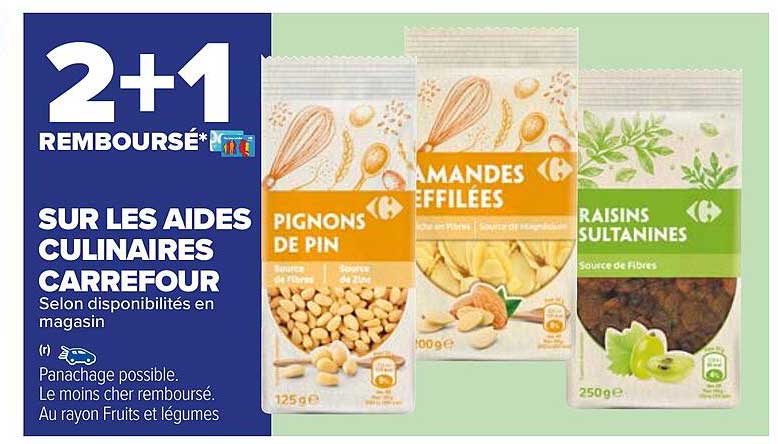 aides culinaires carrefour