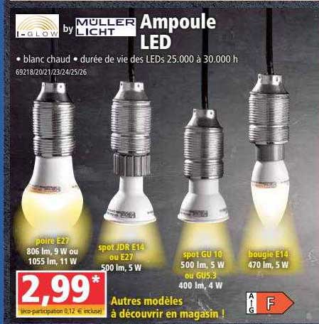 ampoule led i-glow by müller licht