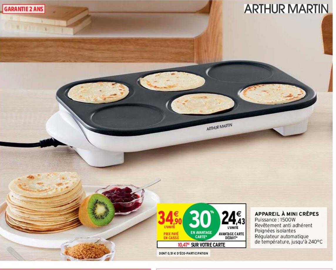 Appareil à Mini Crêpes