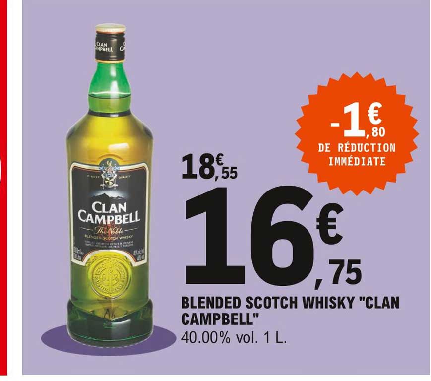 blended scotch whisky "clan campbell"