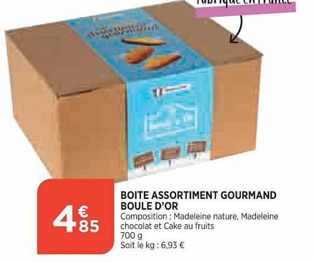 Boite Assortiment Gourmand Boule D'or