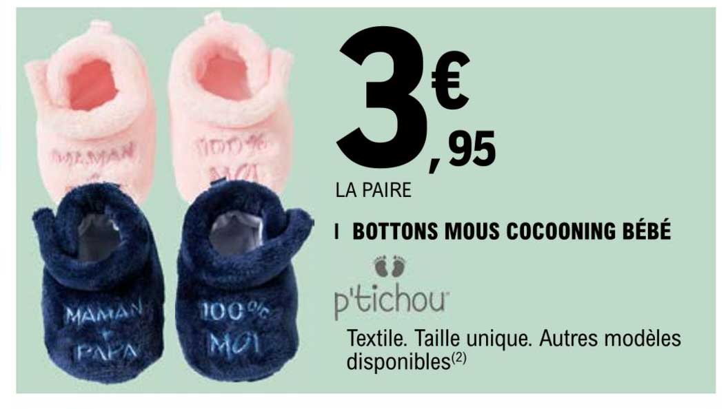 bottons mous cocooning bébé p'tichou