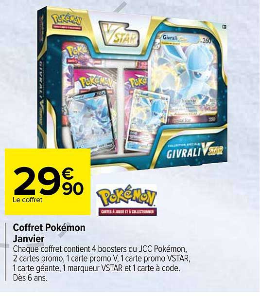 coffret pokémon janvier