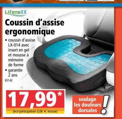 Coussin D'assise Ergonomique Lifena Xx