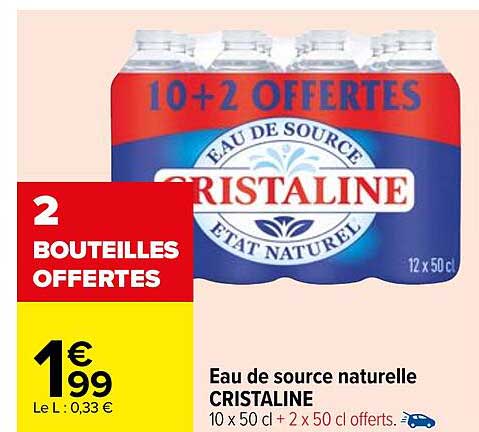 Eau De Source Naturelle Cristalline