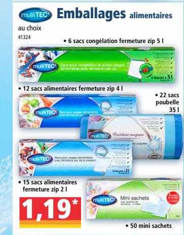 emballages alimentaires multiTEX