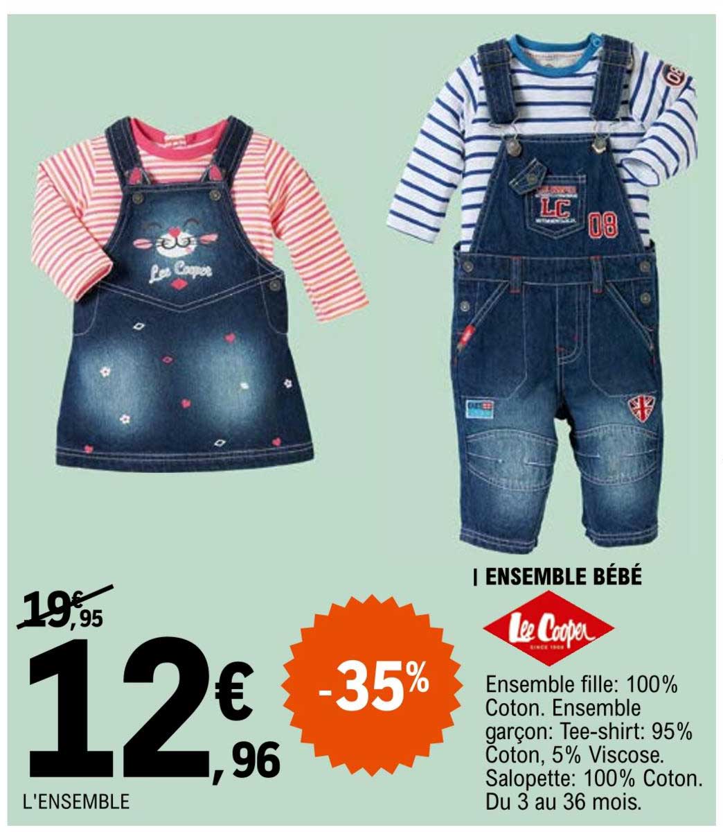 ensemble bébé lee cooper