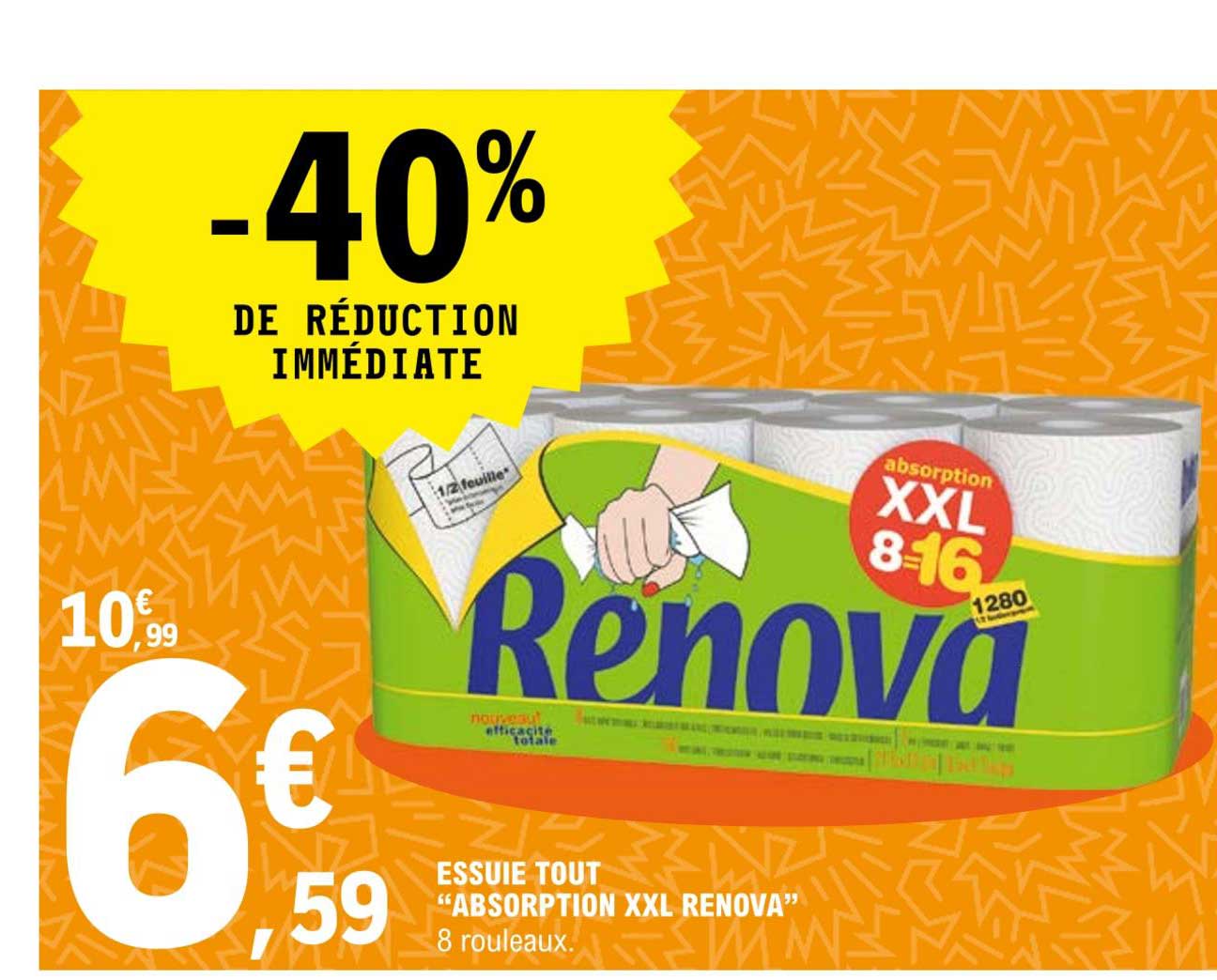 essuie tout "absorption xxl renova"