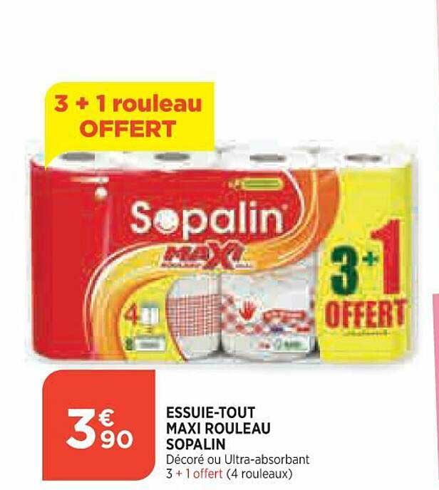 essuie-tout maxi rouleau sopalin