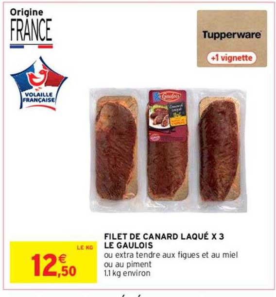 Filet De Canard Laqué X 3 Le Gaulois