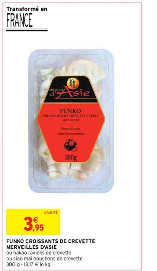 funko croissant de crevette merveilles d'asie