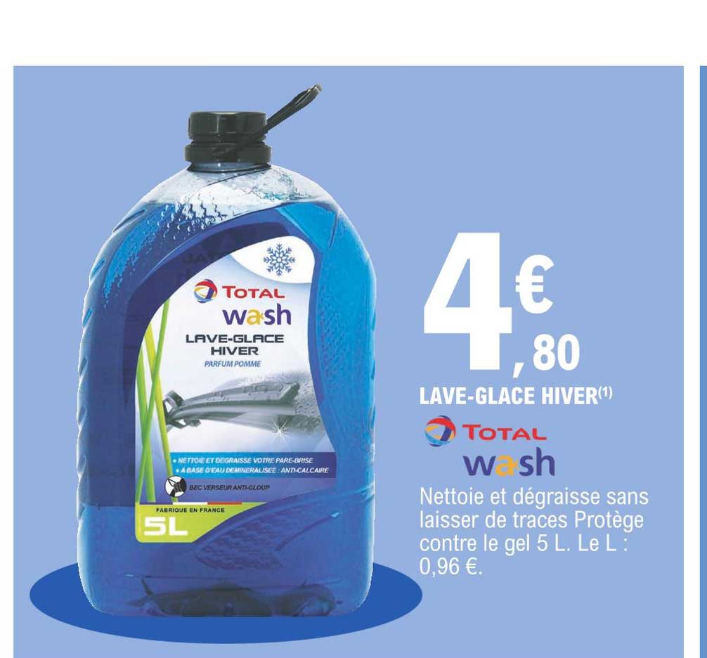 lave-glace hiver total wash