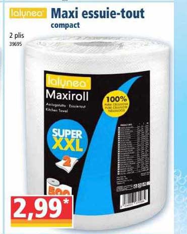 maxi essuie-tout compact lalynea