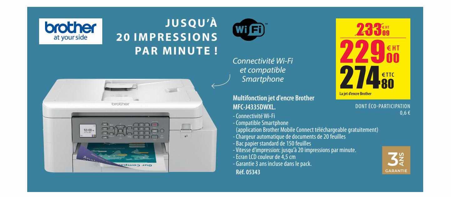 Multifonction Jet D'encre Brother