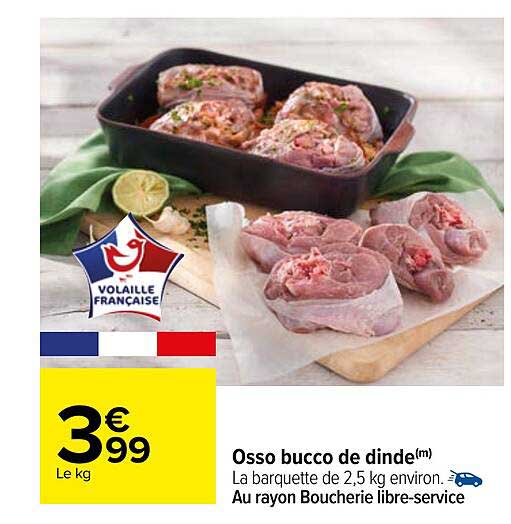 osso bucco de dinde