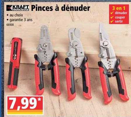 pinces à dénuder kraft werkzeuge