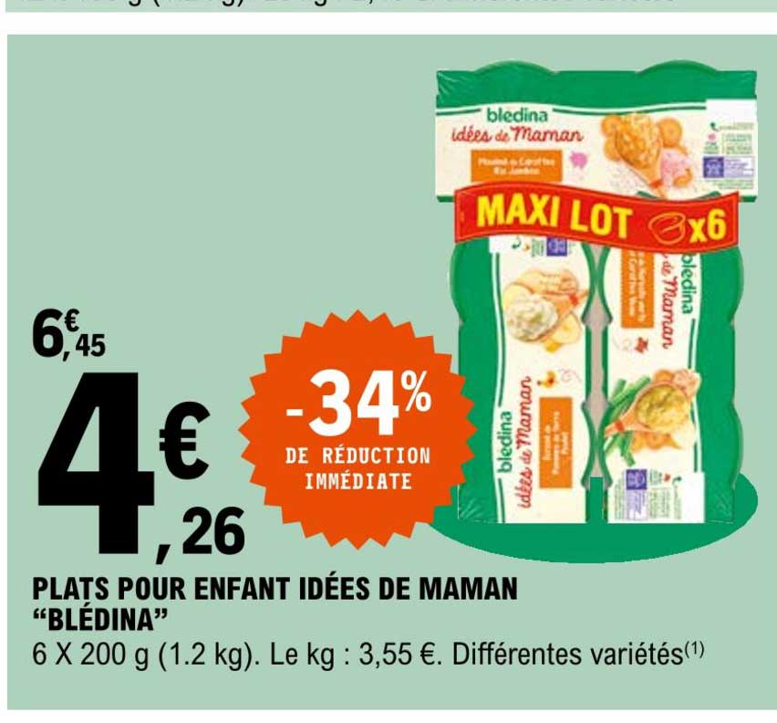 Plats Pour Enfant Idées De Maman "blédina"