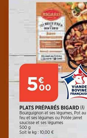 Plats Préparés Bigard