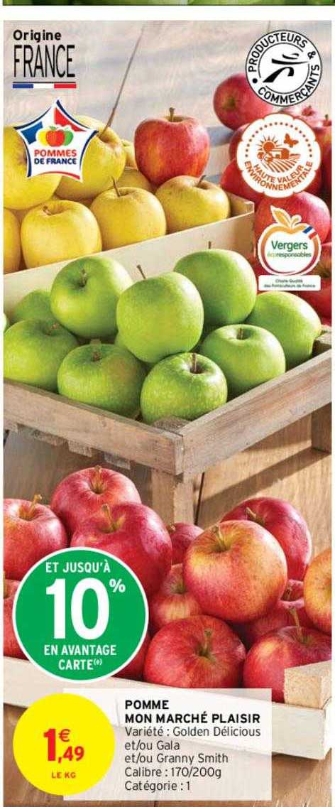 pomme mon marché plaisir