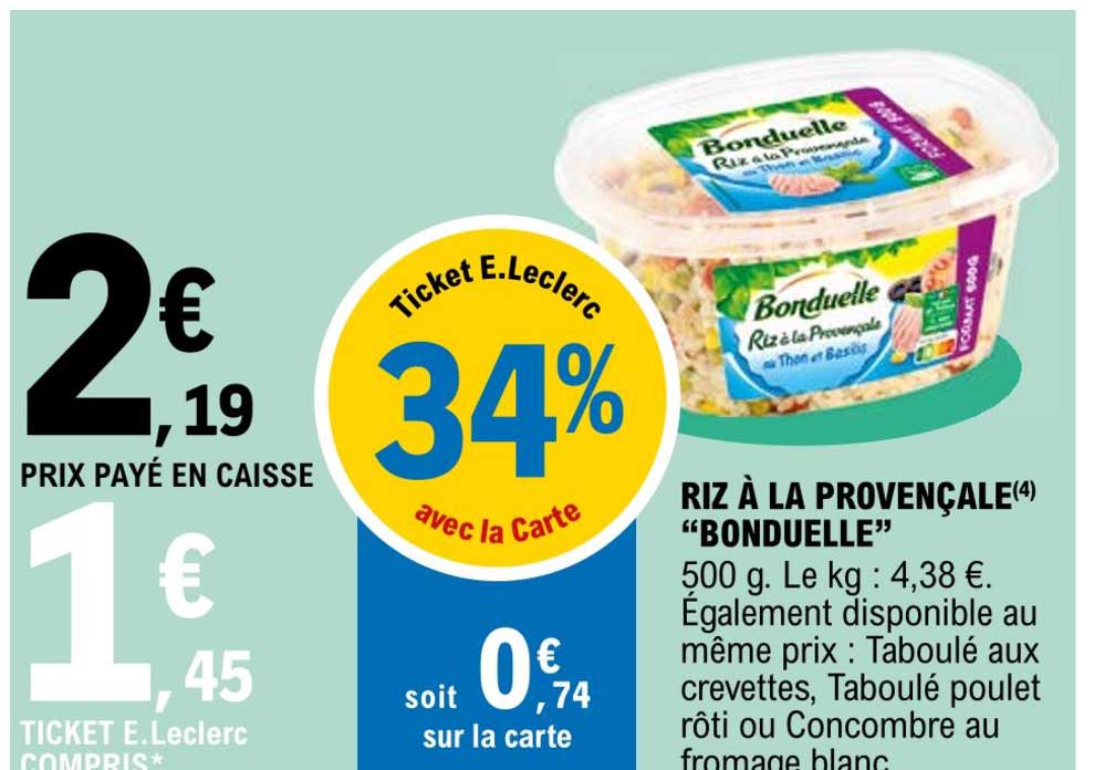 Riz à La Provençale "bonduelle"