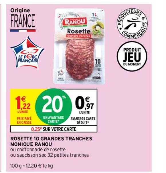 rosette 10 grandes tranches monique ranou