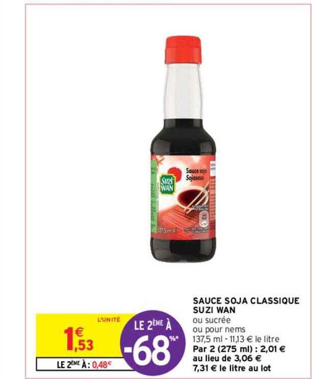 sauce soja classique suzi wan