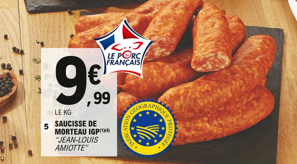 saucisse de morteau igp "jean-louis amiotte"