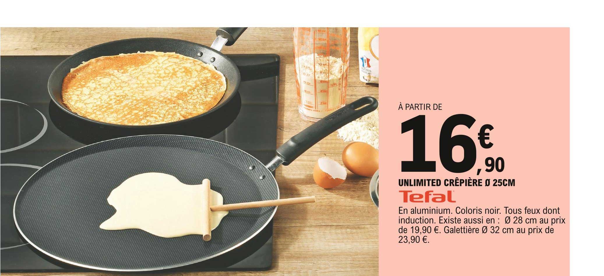 Unlimited Crêpière ø 25 Cm Tefal