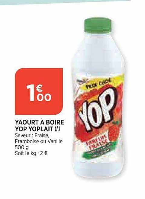 Yaiyrt à Boire Yop Yoplait